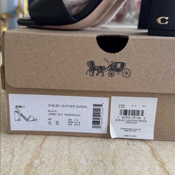 NWT Coach Shelby Sandal. $228 - Picture 14 of 14